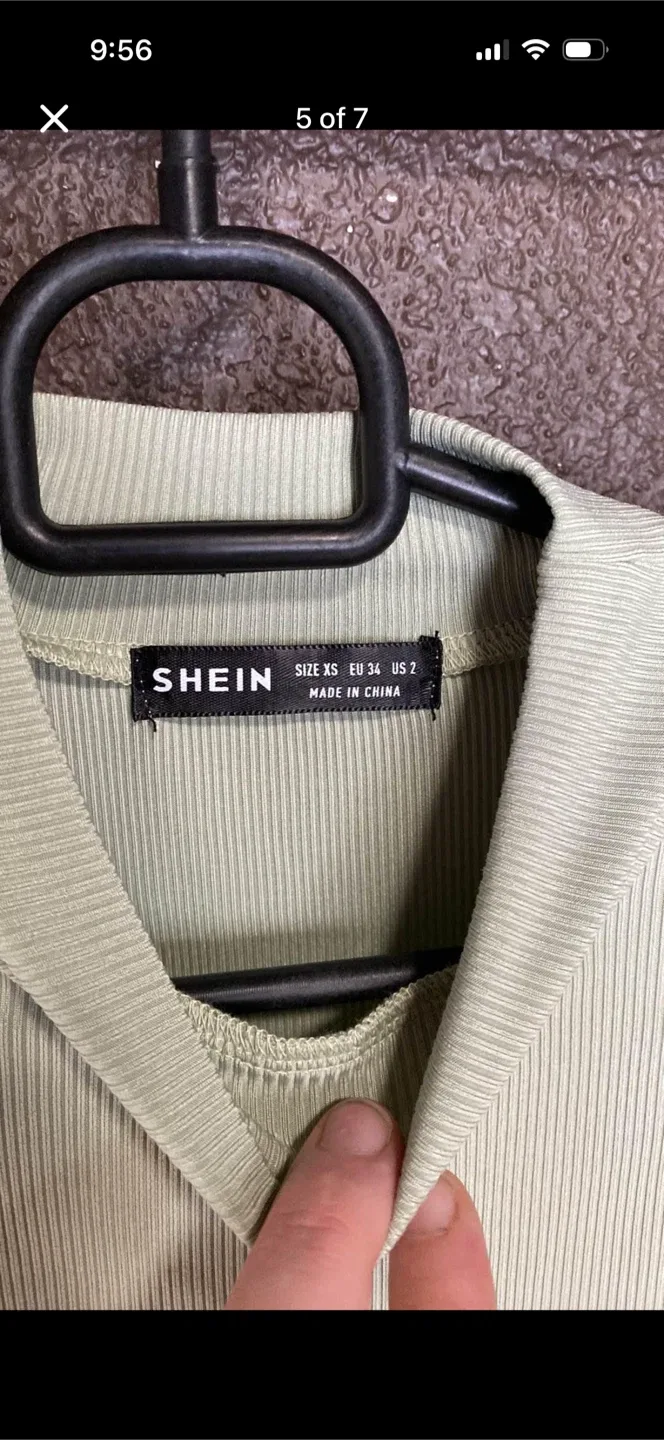 Shein Puff Shoulder Long sleeve Shirt With Mock Neck - photo 5