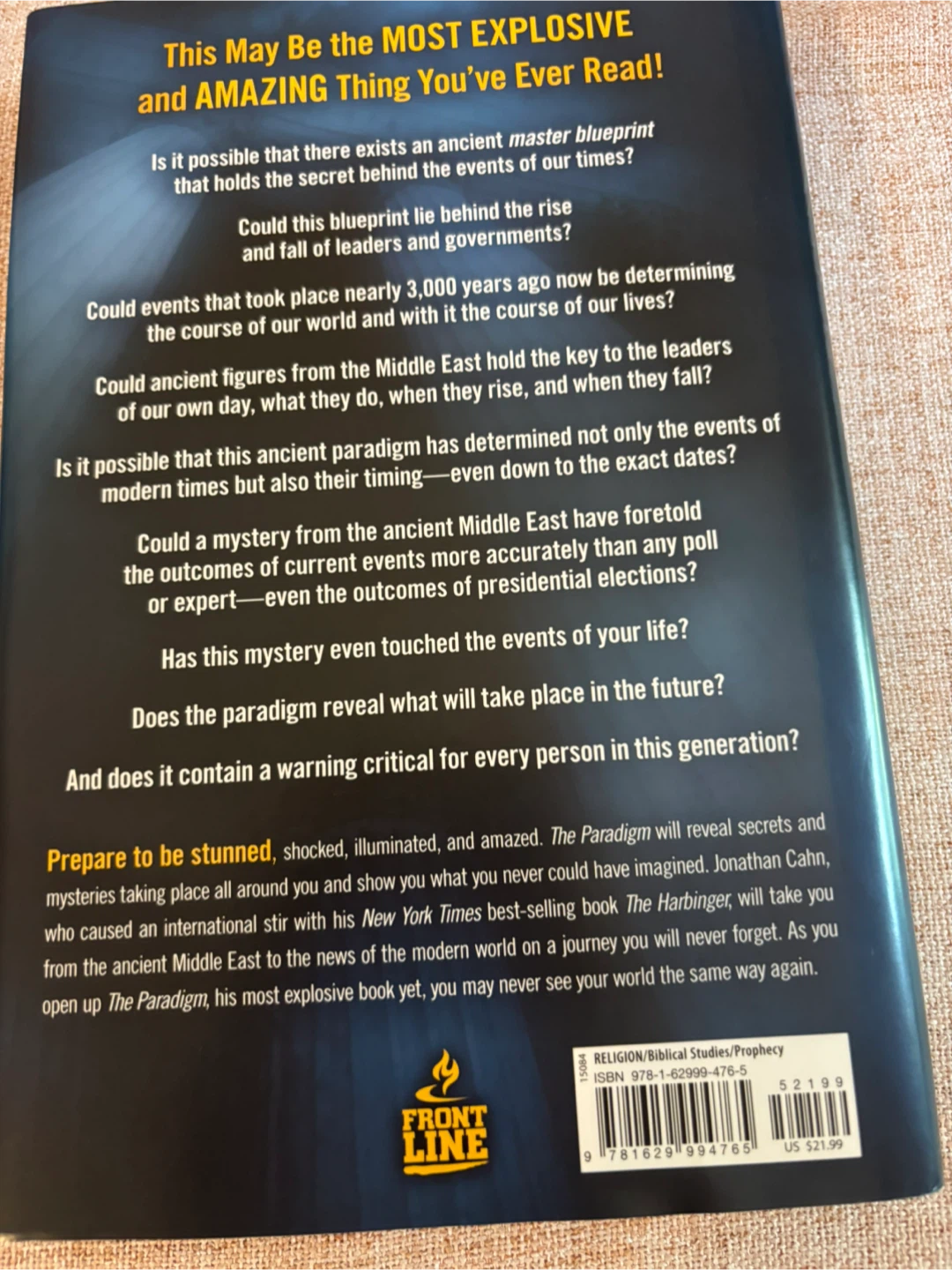 The Paradigm: by Jonathan Cahn - photo 2