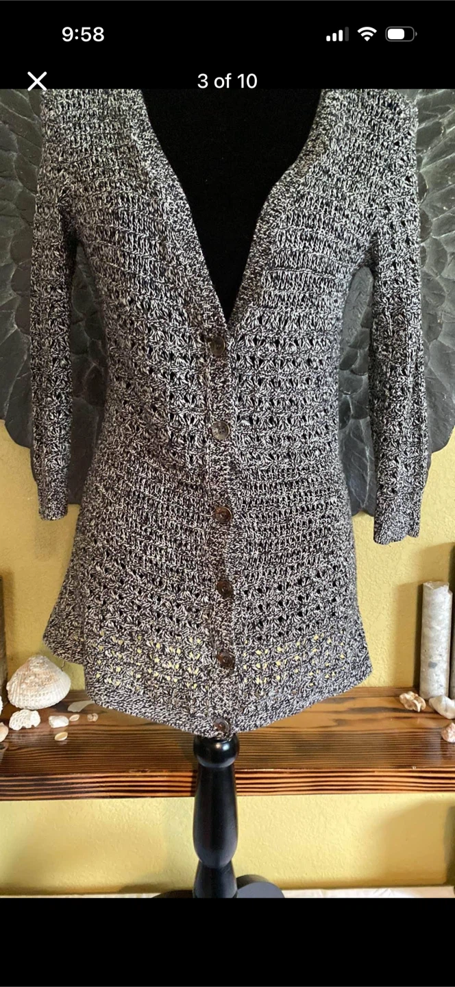 DKNY Knit Button Up Cardigan - photo 3