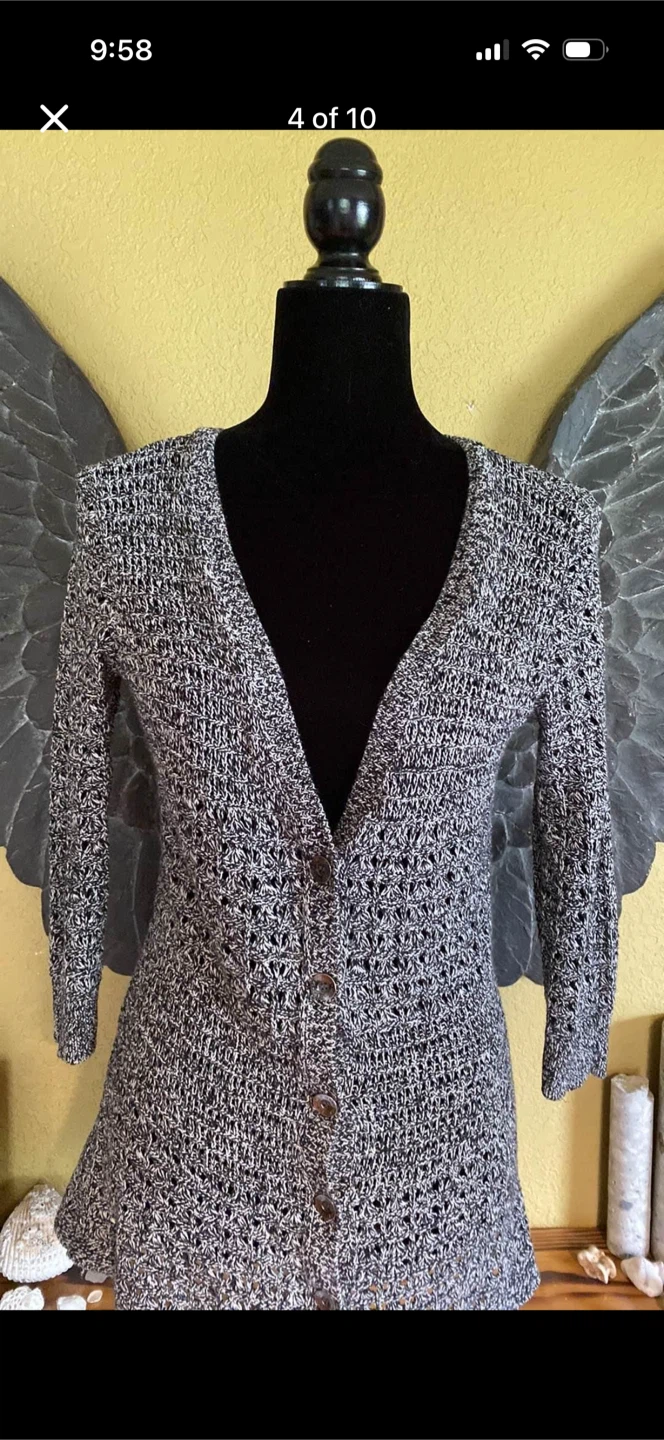 DKNY Knit Button Up Cardigan - photo 4