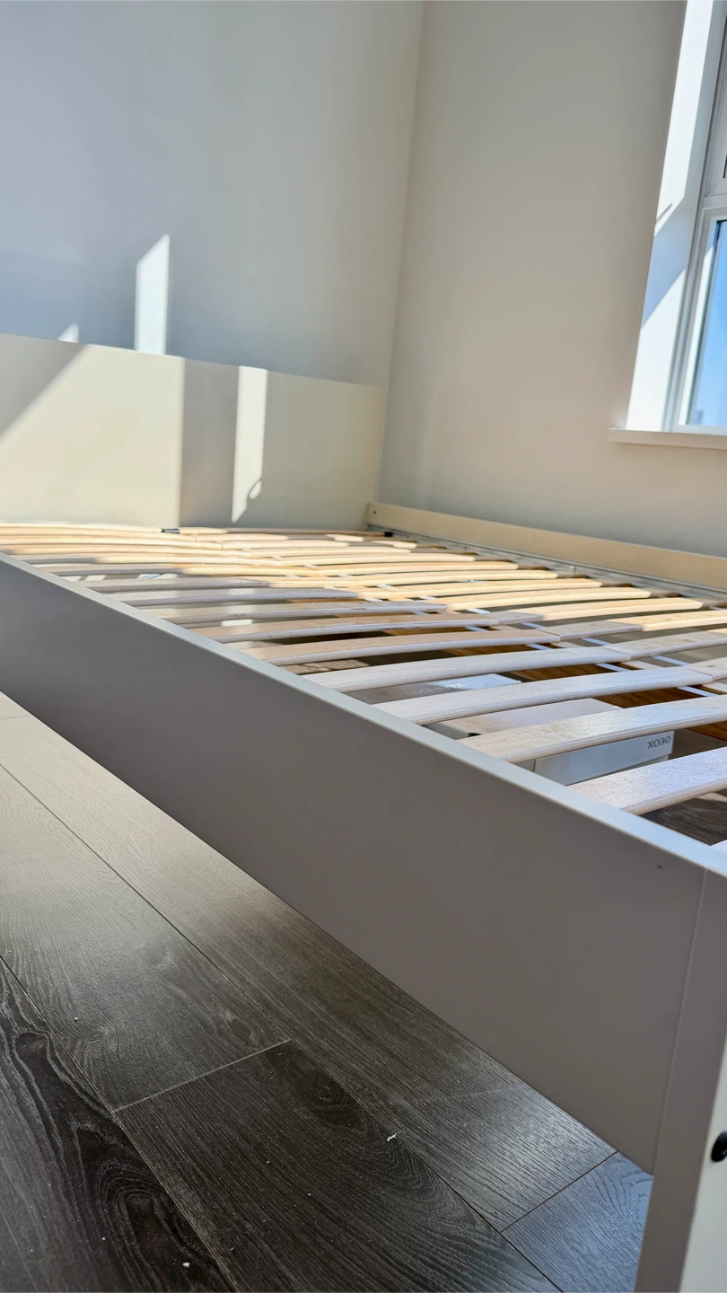 IKEA JÄRSKOG Double Bed Frame – Discontinued Beige/Cream Colour - photo 4