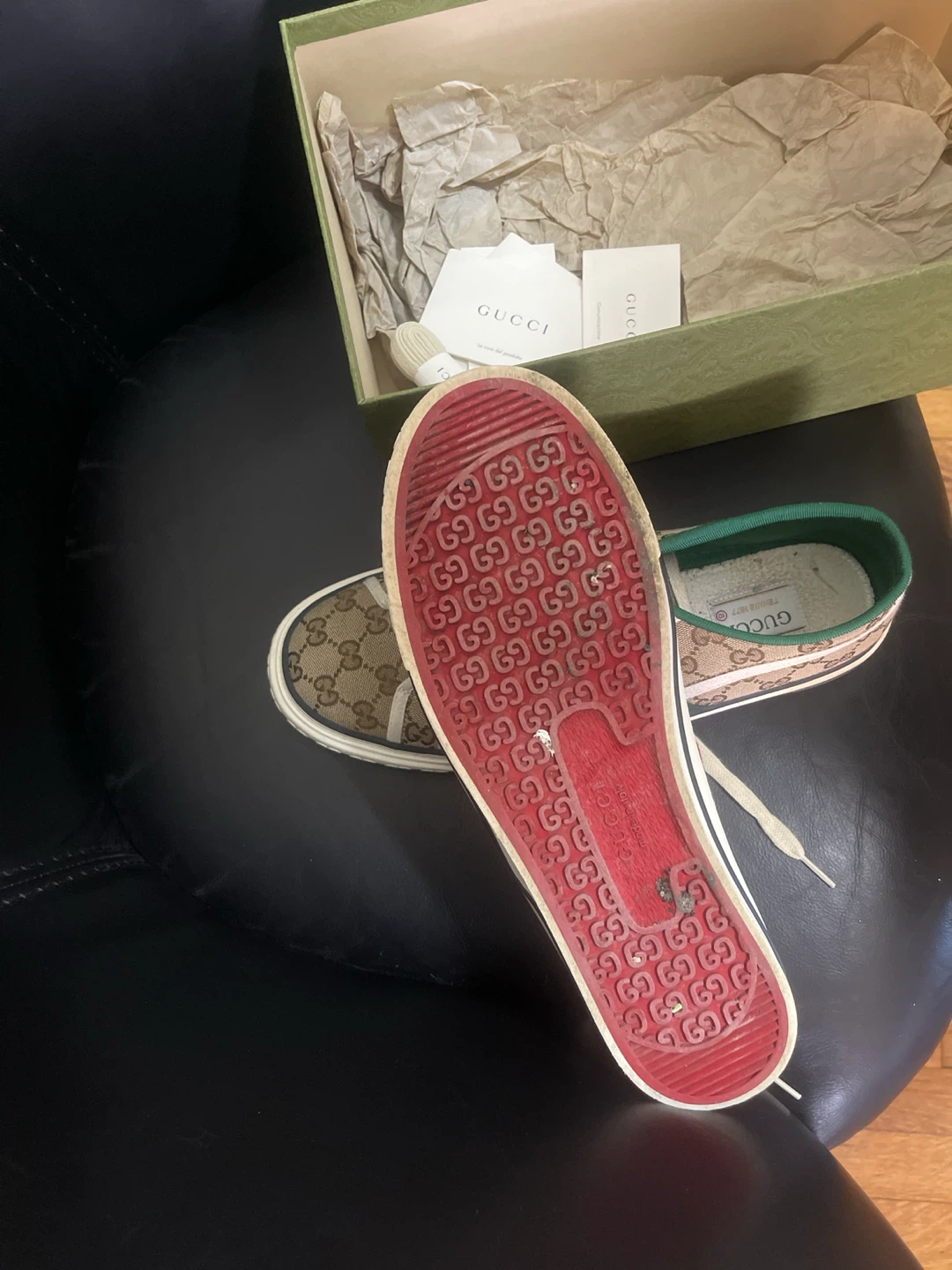 Gucci GG Canvas Tennis 1977 Sneakers - photo 2