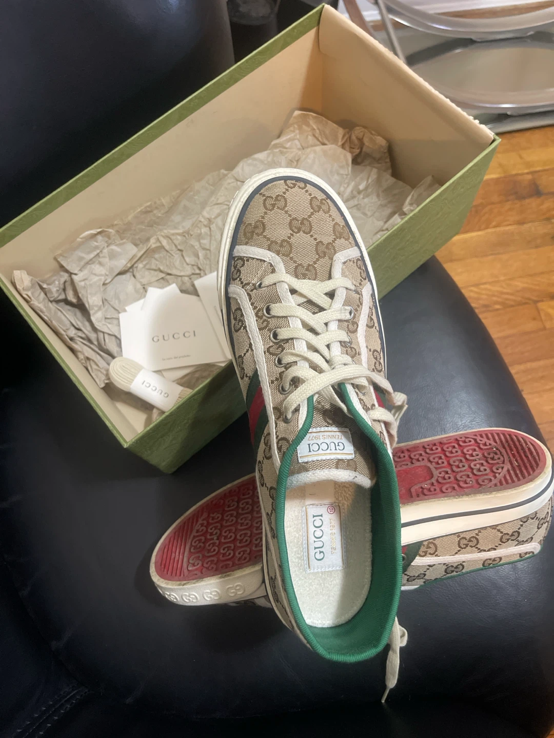 Gucci GG Canvas Tennis 1977 Sneakers - photo 3