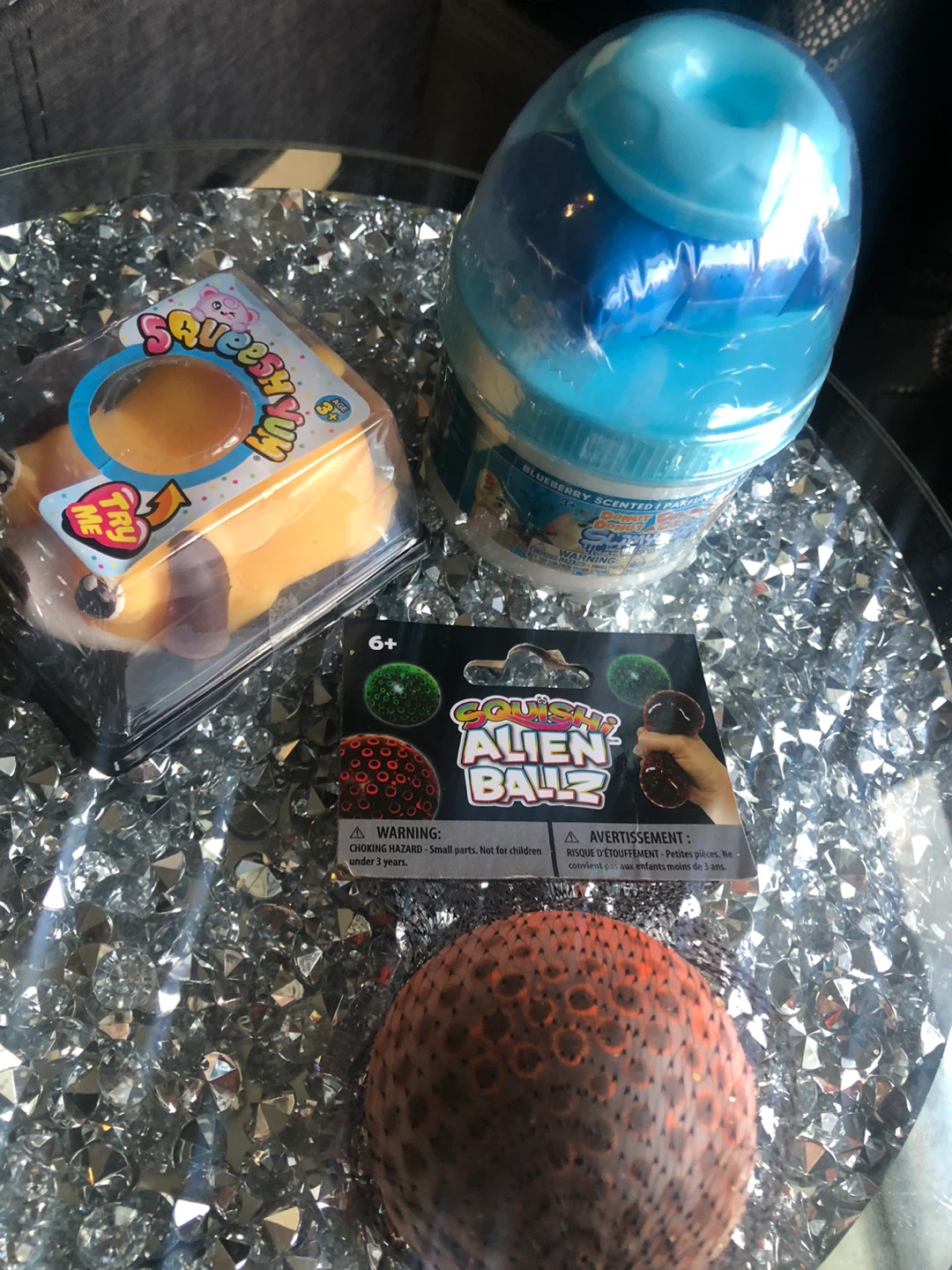 NEW Squishy Alien Balls & Slime Gloop donut