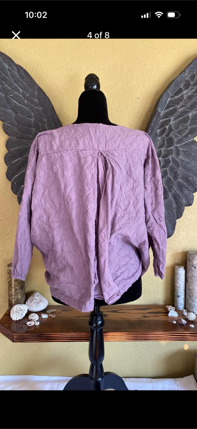 Heart Grass Woman’s Oversized Crop Top Shirt - photo 5