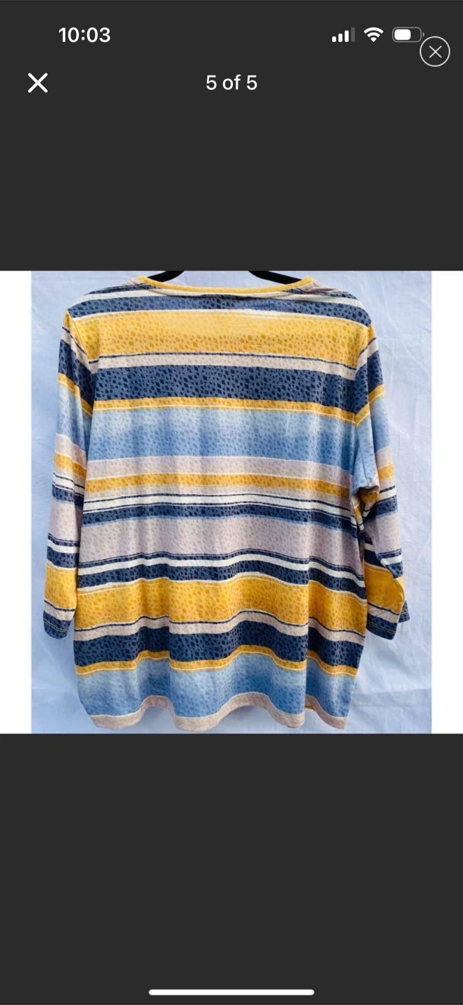 Laura Plus 1XL Asymmetrical Print Shirt Top - photo 5