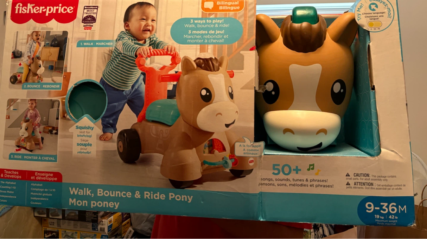 Fisher-Price Walk, Bounce & Ride Pony