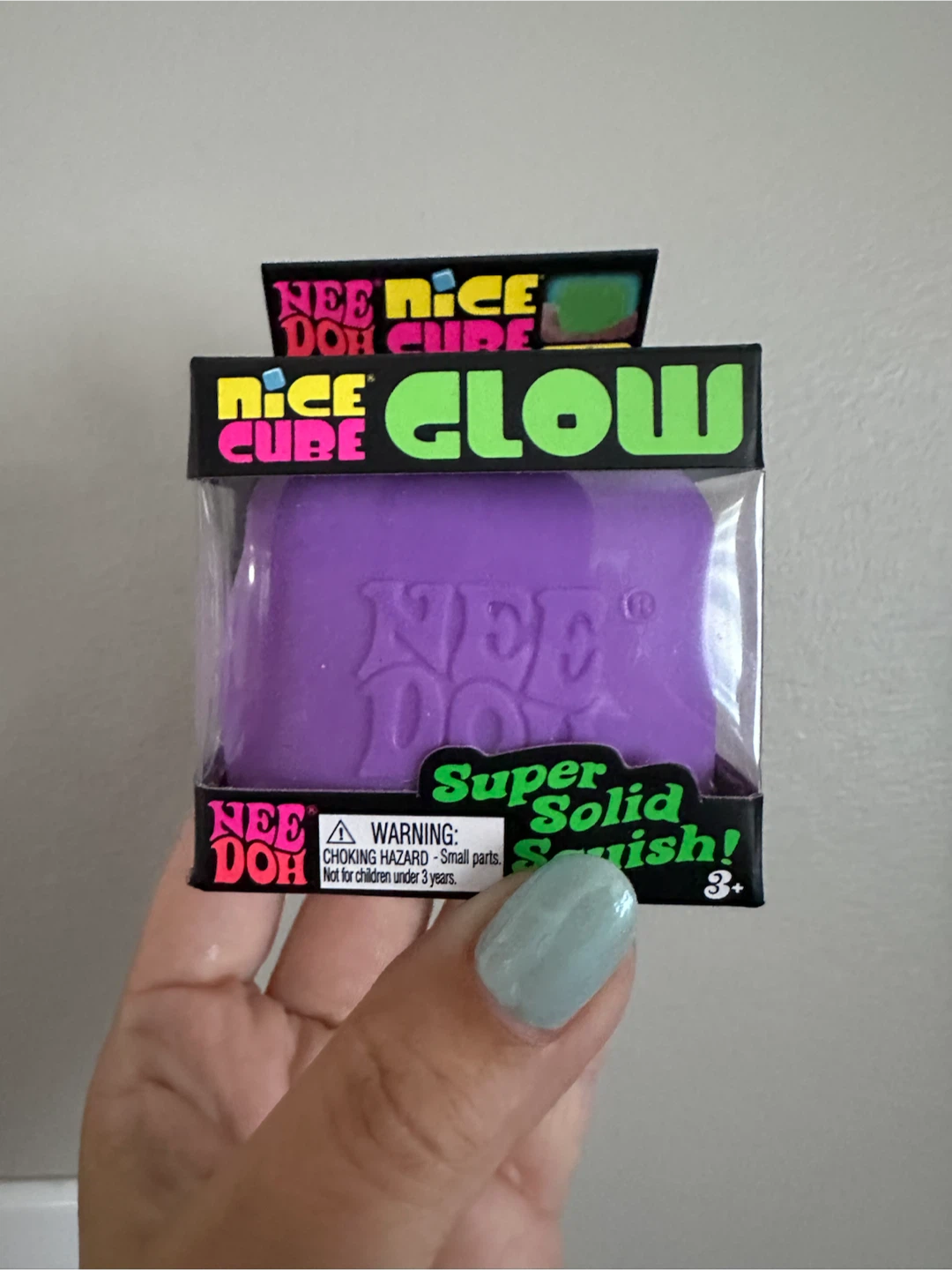 Nee Doh - AUTHENTIC GLOW IN THE DARK - purple