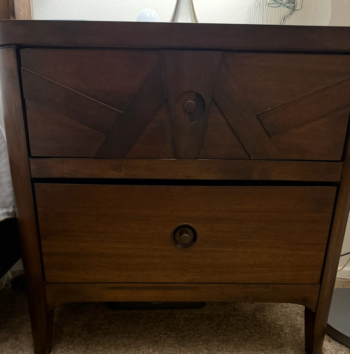 Brown Wooden Dresser set - photo 3