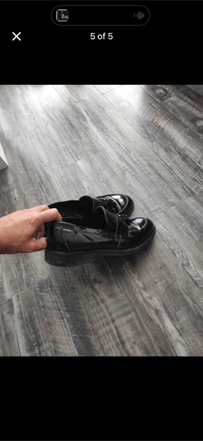 Black Patent Leather Tassel Loafers - photo 5