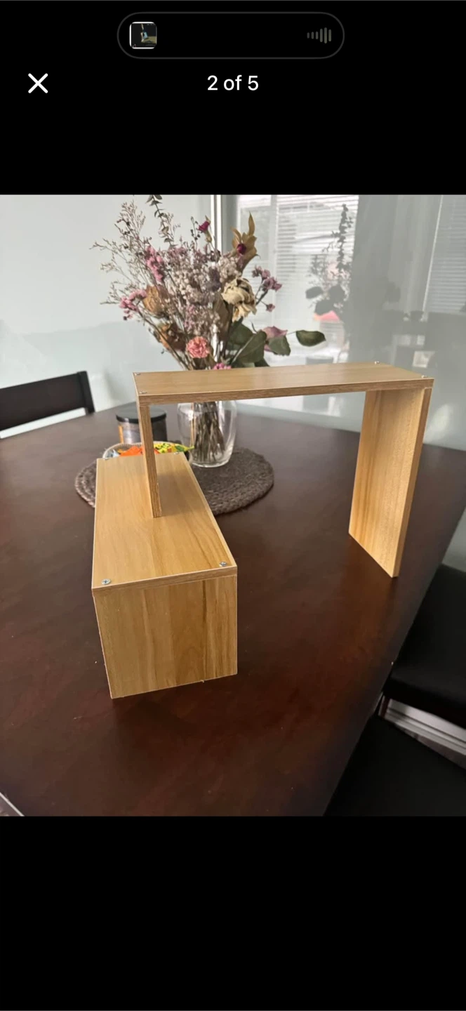 Wooden Tiered Display Shelf - photo 2
