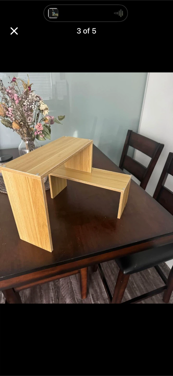 Wooden Tiered Display Shelf - photo 3