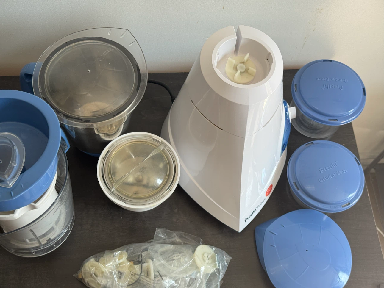 Preethi Platinum Mixer Grinder + Accessories - photo 3