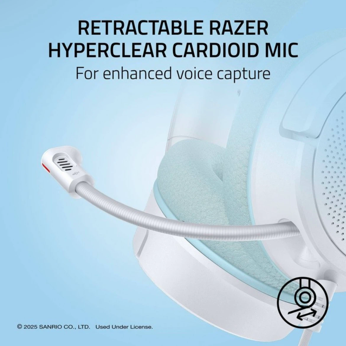 Razer Kraken V4 X SANRIO Cinnamoroll Gaming Headset - photo 3