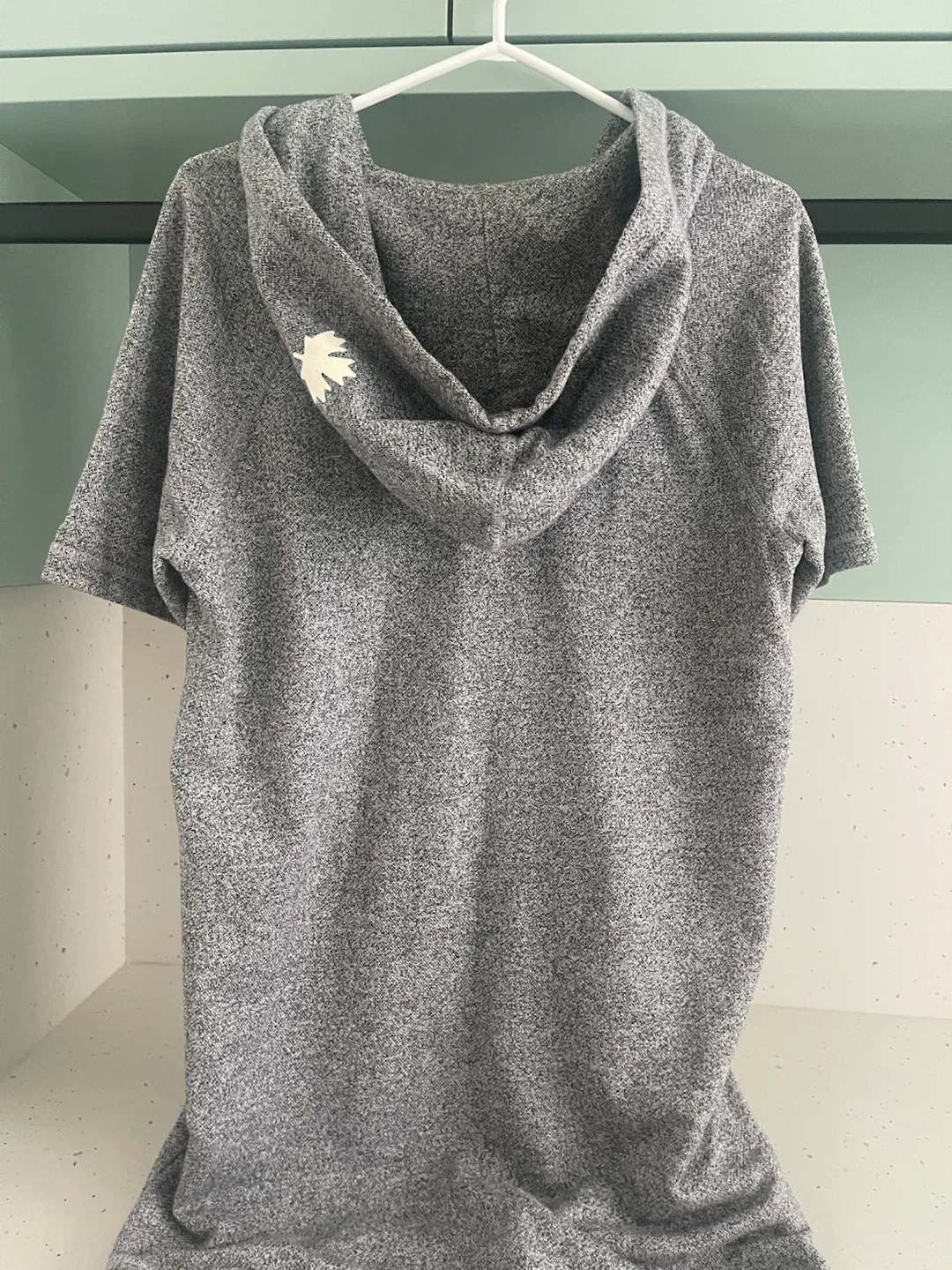 Roots Grey Short Sleeve Hoodie Dress - photo 2