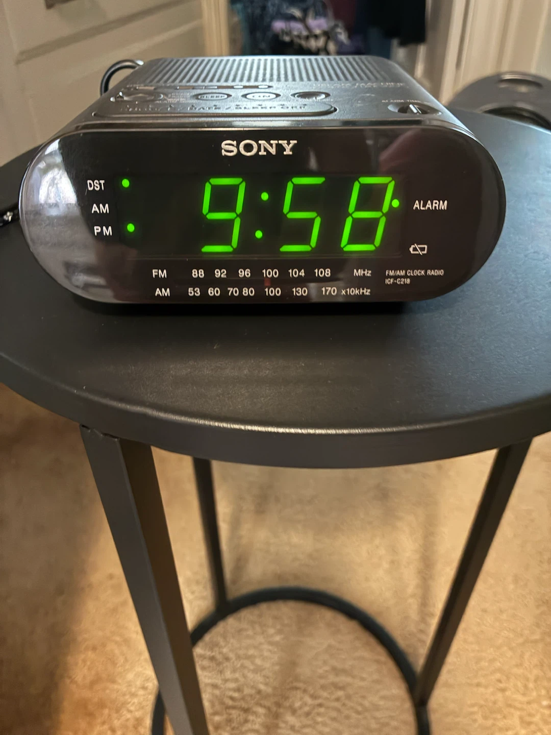 Sony Dream Machine AM/FM Clock Radio