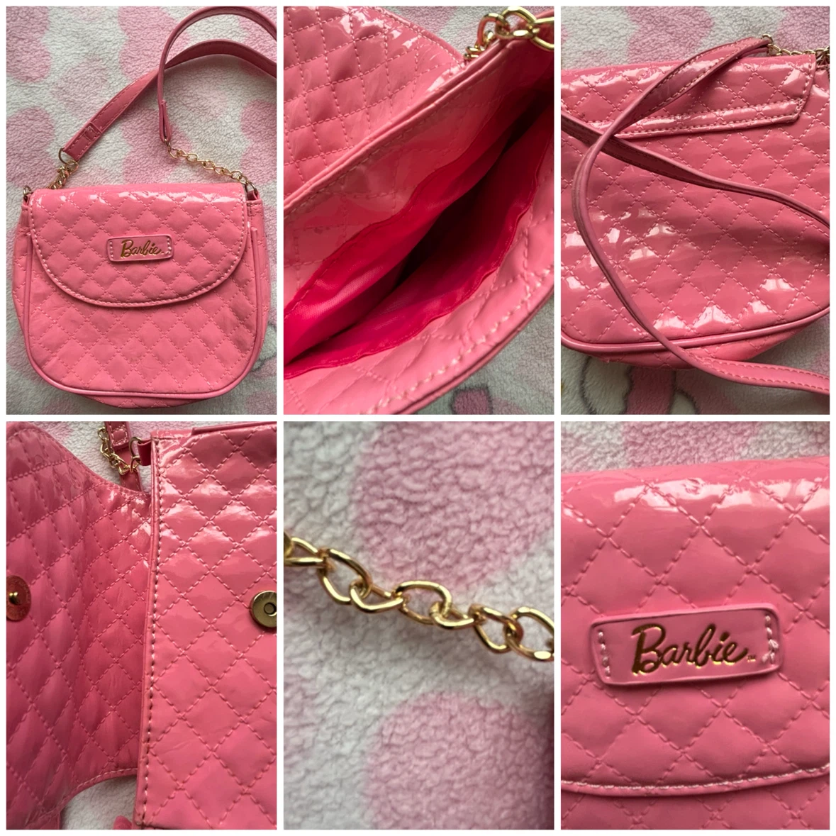 Barbie - Quilted Crossbody Purse - *Pink*