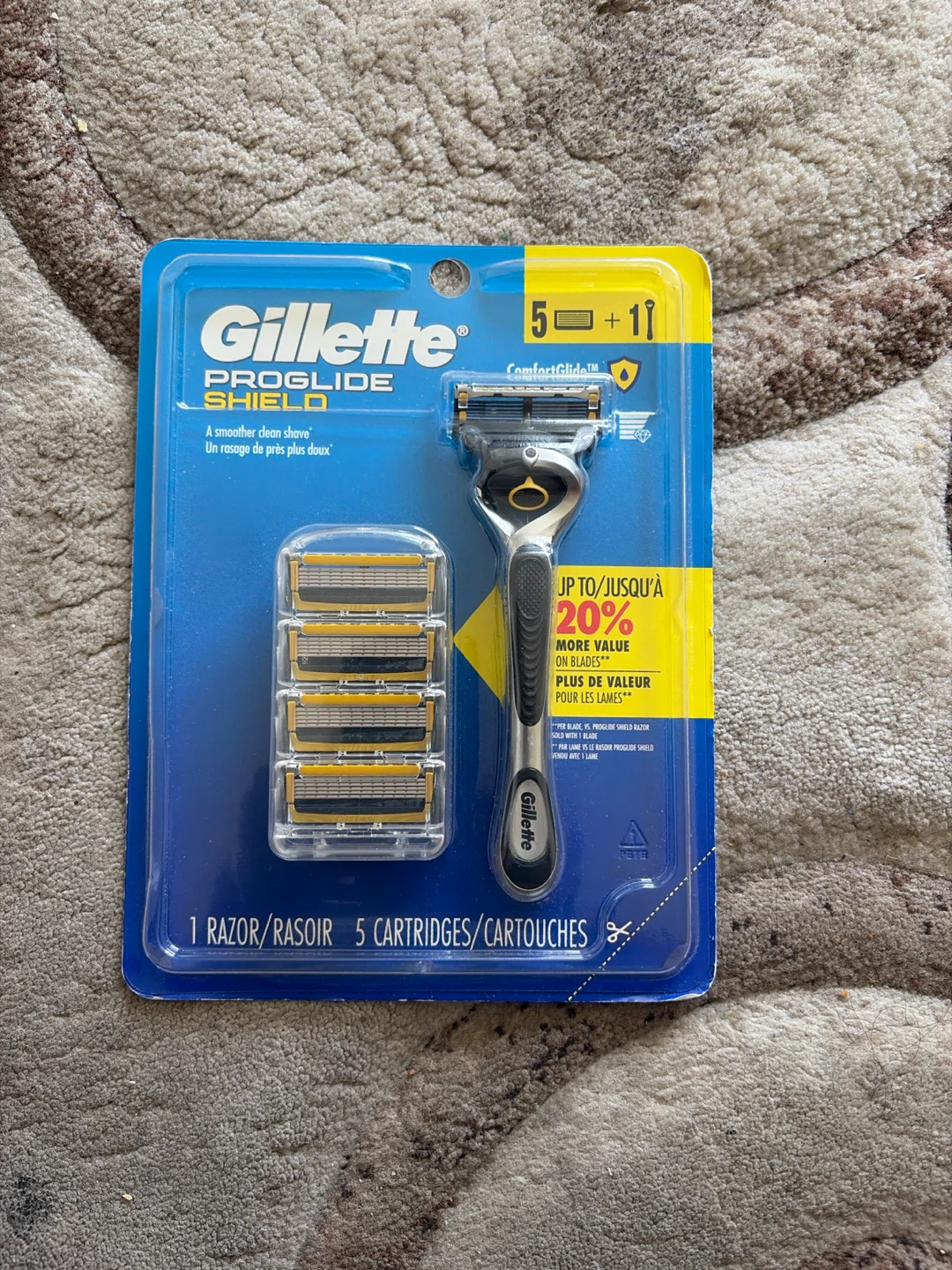 Gillette ProGlide Shield Razor with 5 Cartridges