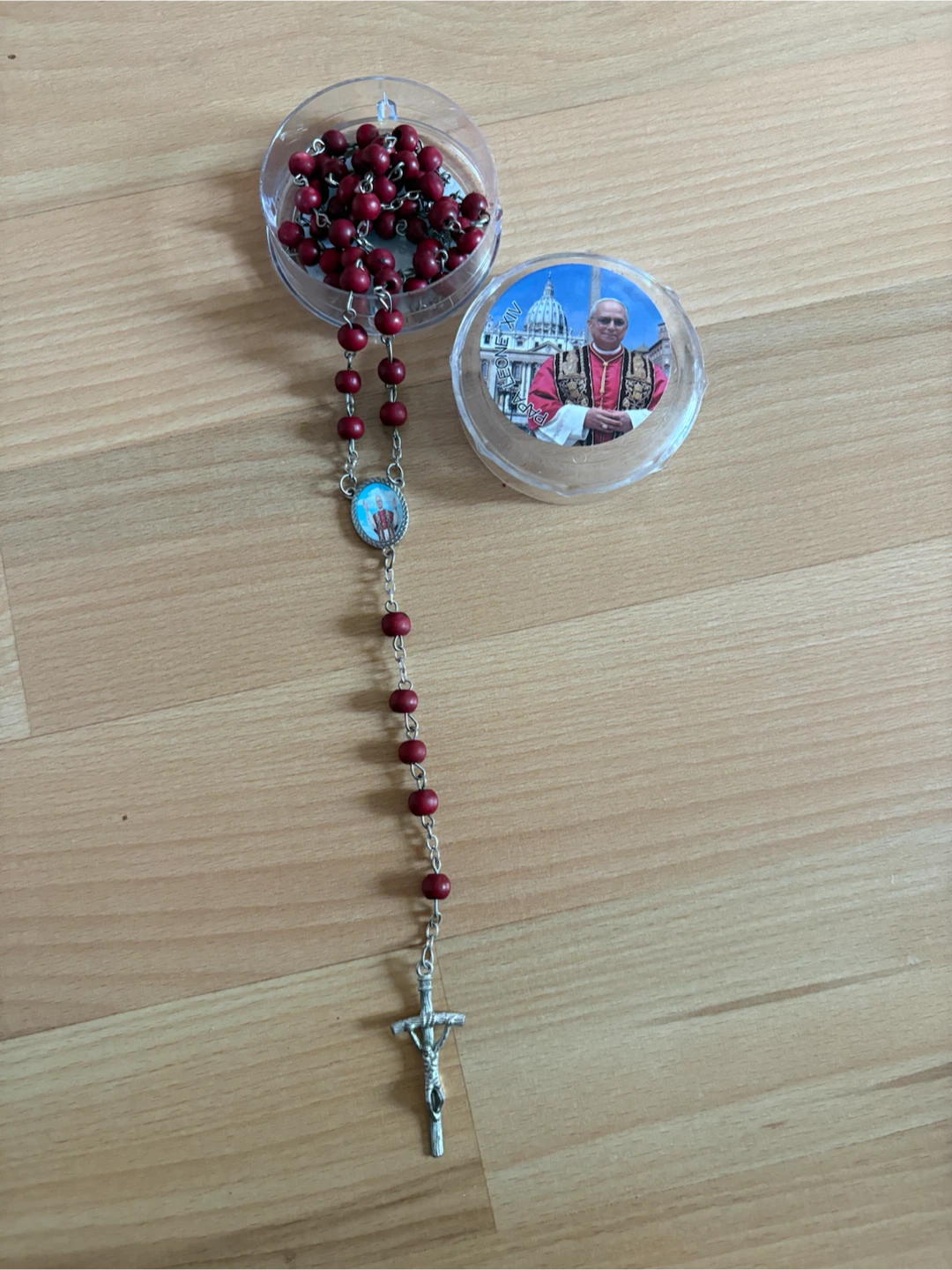 Red Wooden Rosaries $10 each firm - photo 4