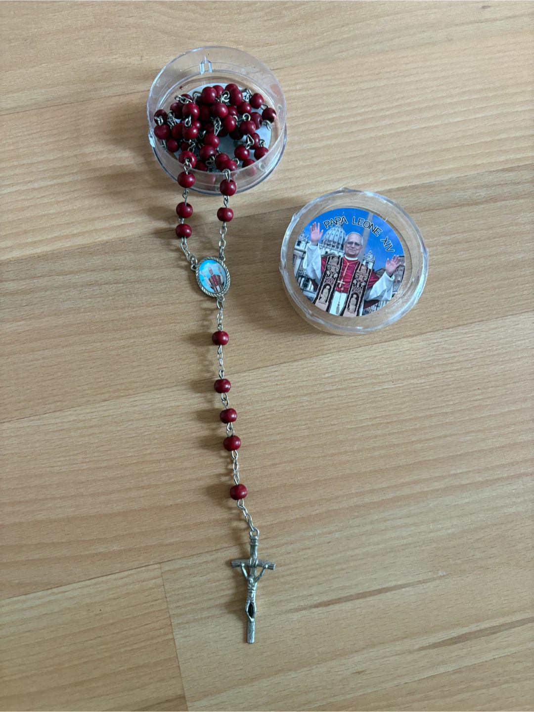 Red Wooden Rosaries $10 each firm - photo 5
