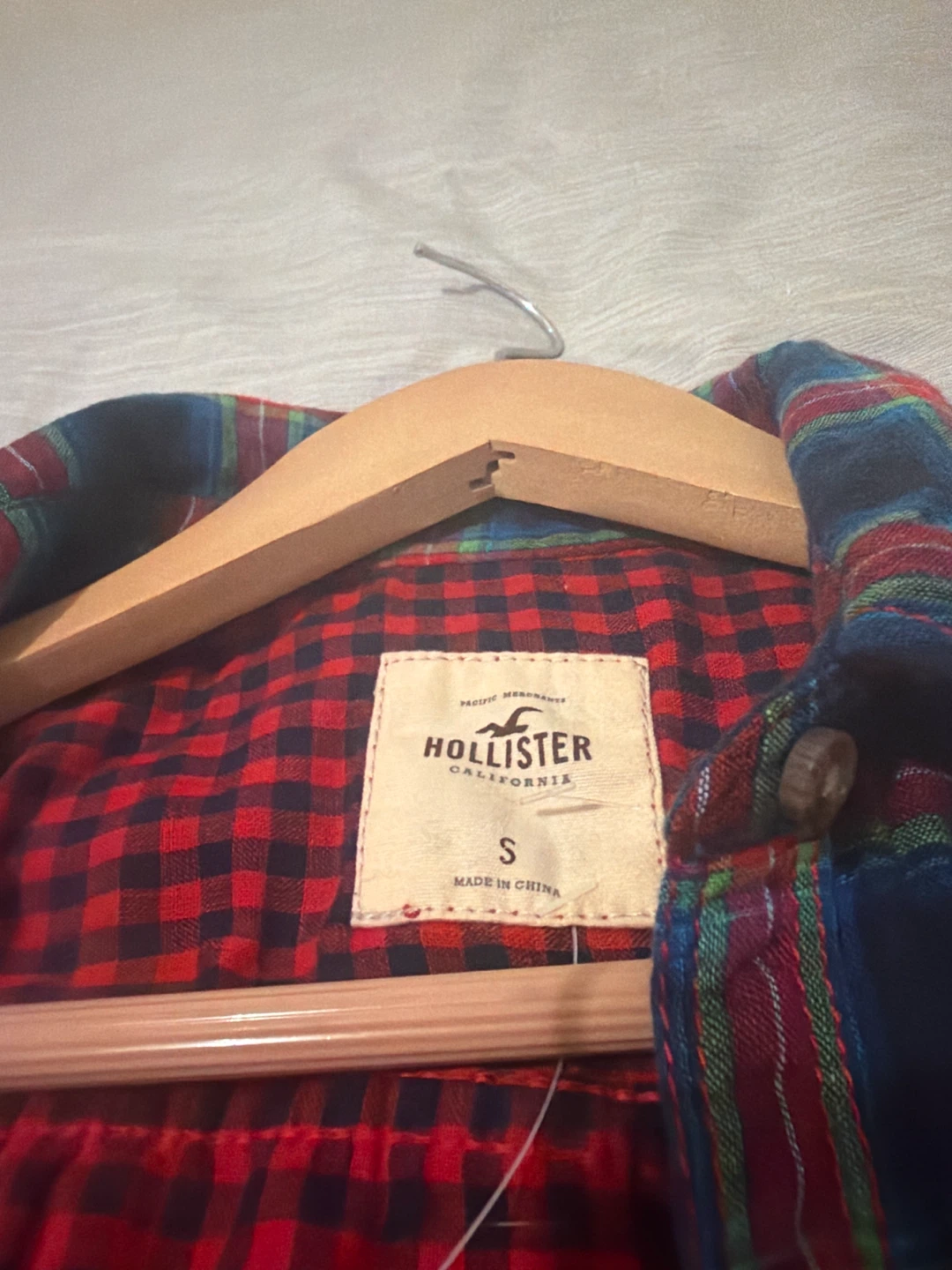 Hollister Plaid Flannel Shirt Size S - photo 2