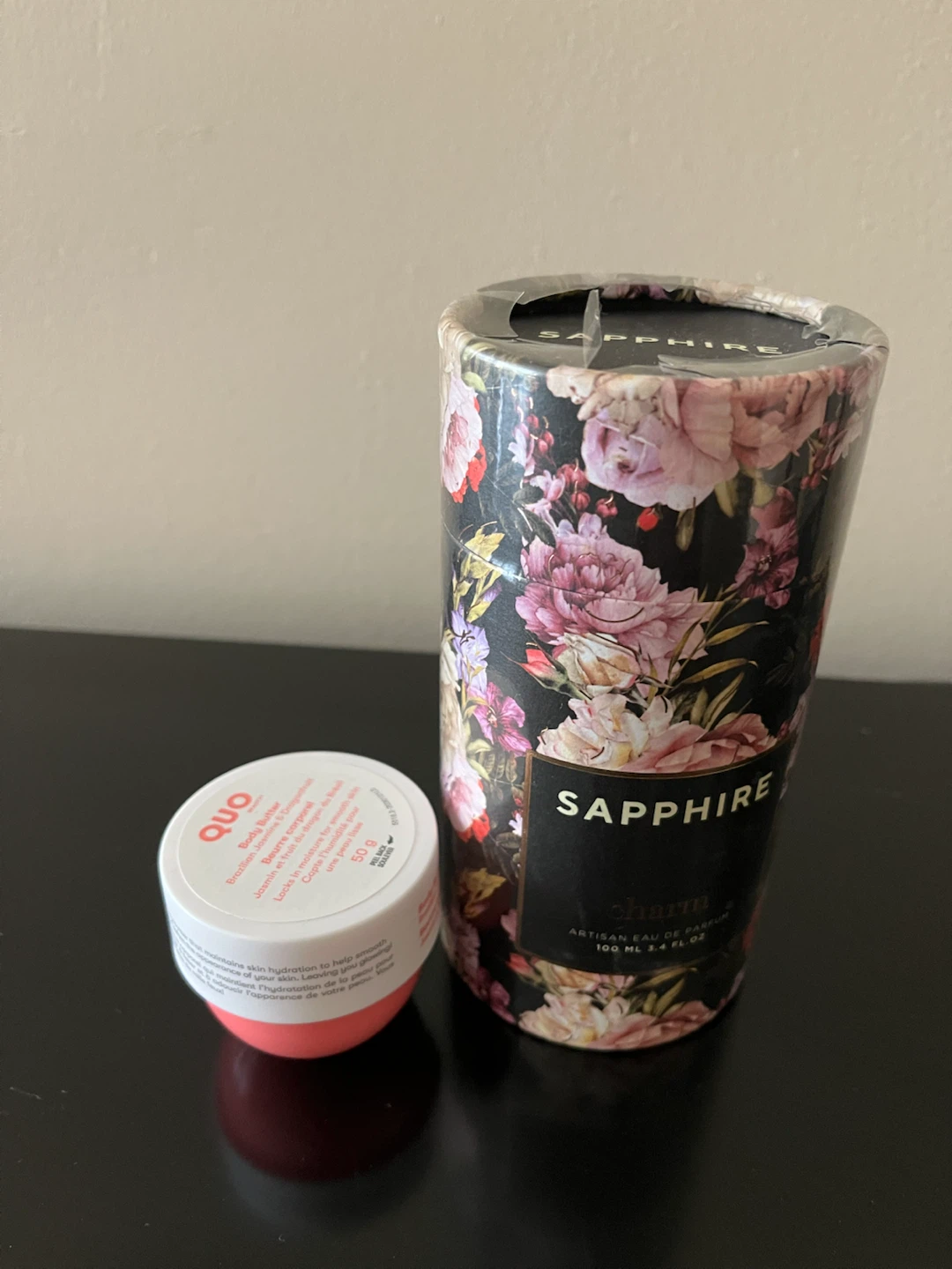 QUO Beauty Body Butter & SAPPHIRE Charm Eau de Parfum
