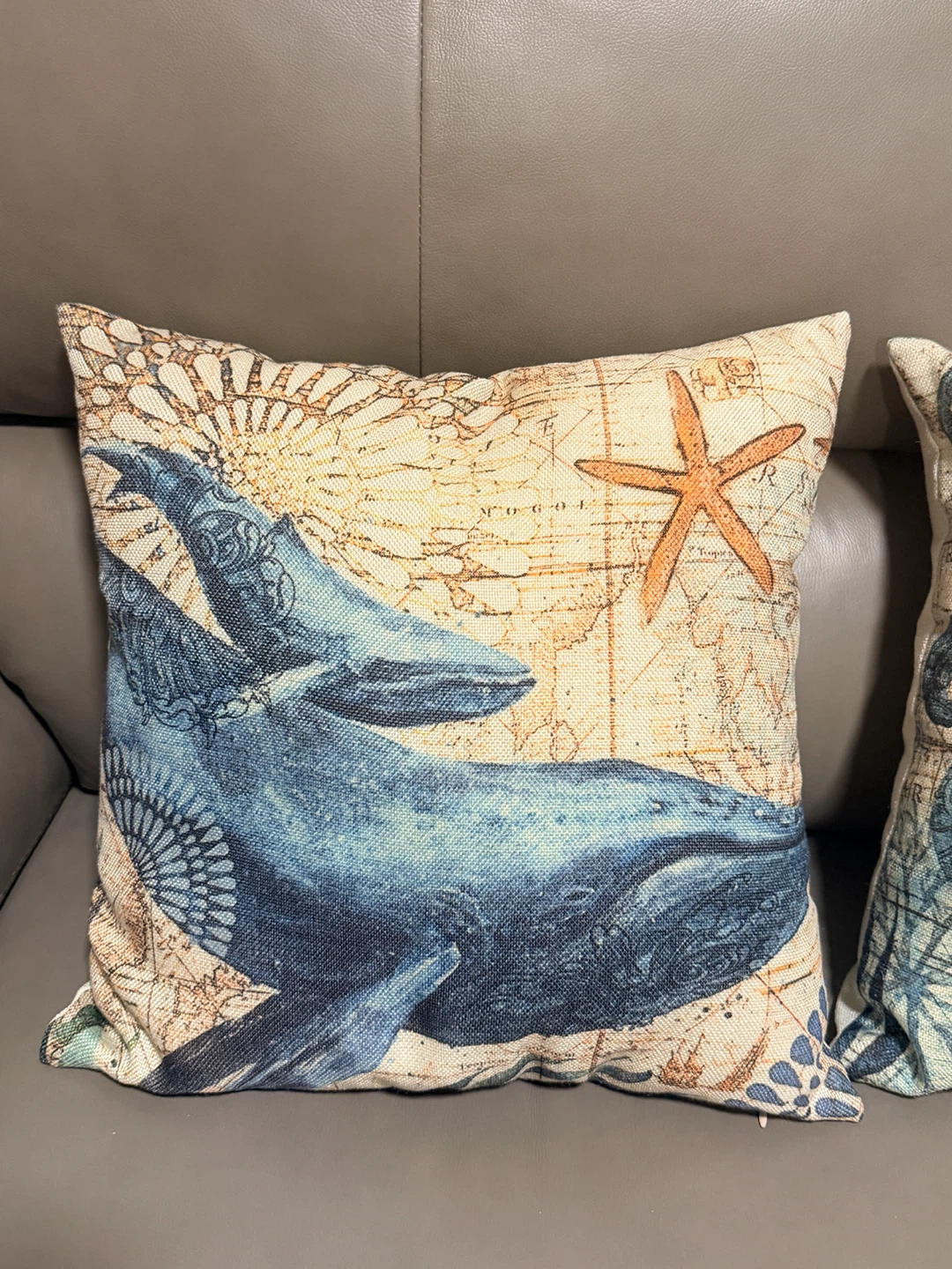 4 Throw Pillows- Nautical Theme (includes pillows & covers) - photo 2