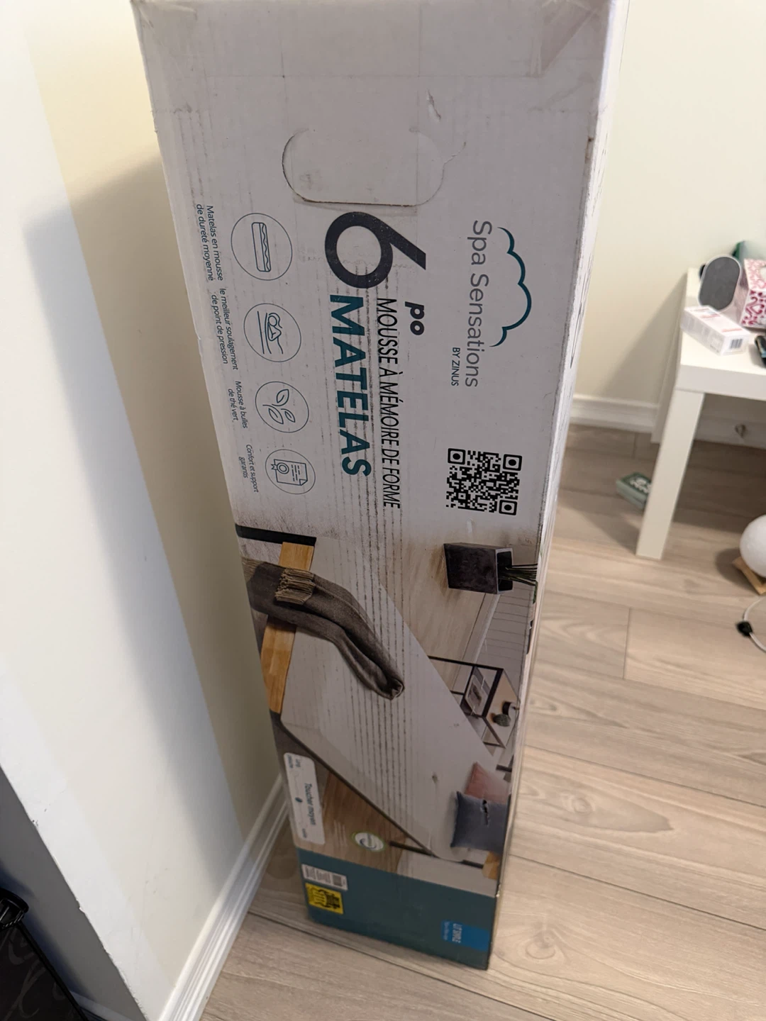 Spa Sensations 6" Twin Memory Foam Mattress