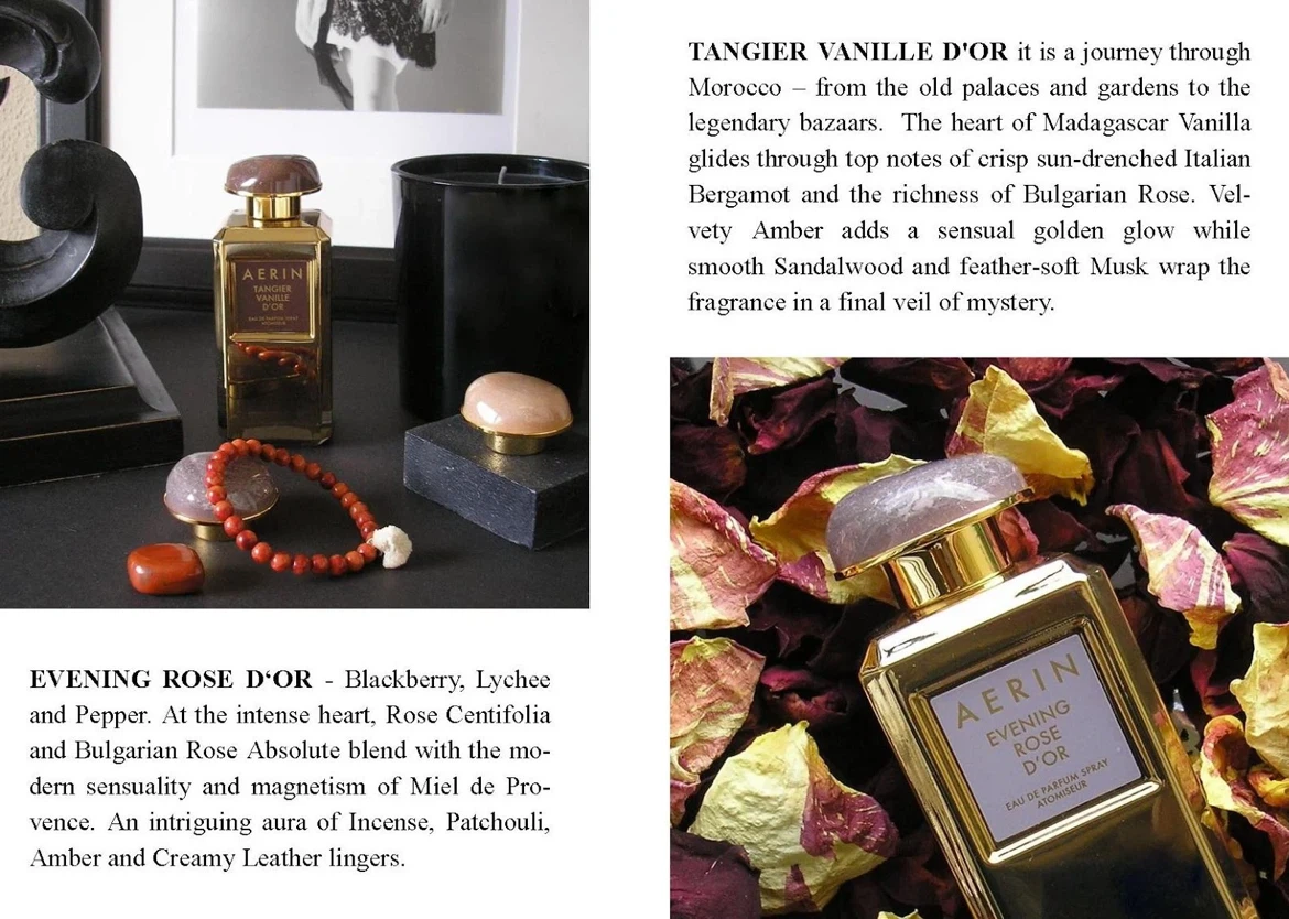 BRAND NEW AERIN EVENING ROSE D’OR & TANGIER VANILLE D’OR