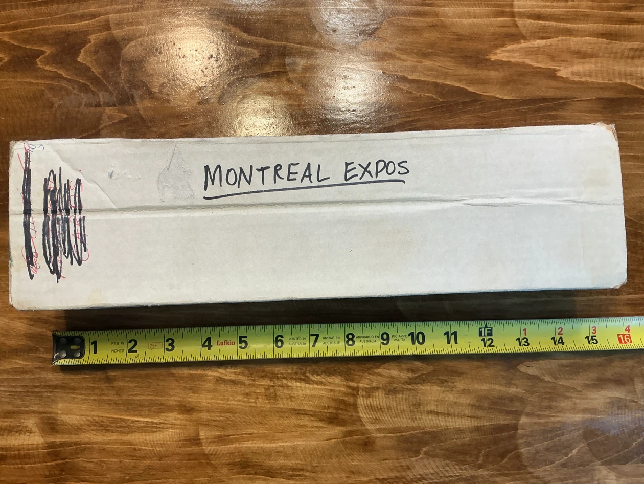 Montreal Expos Box of Baseball Cards Collection