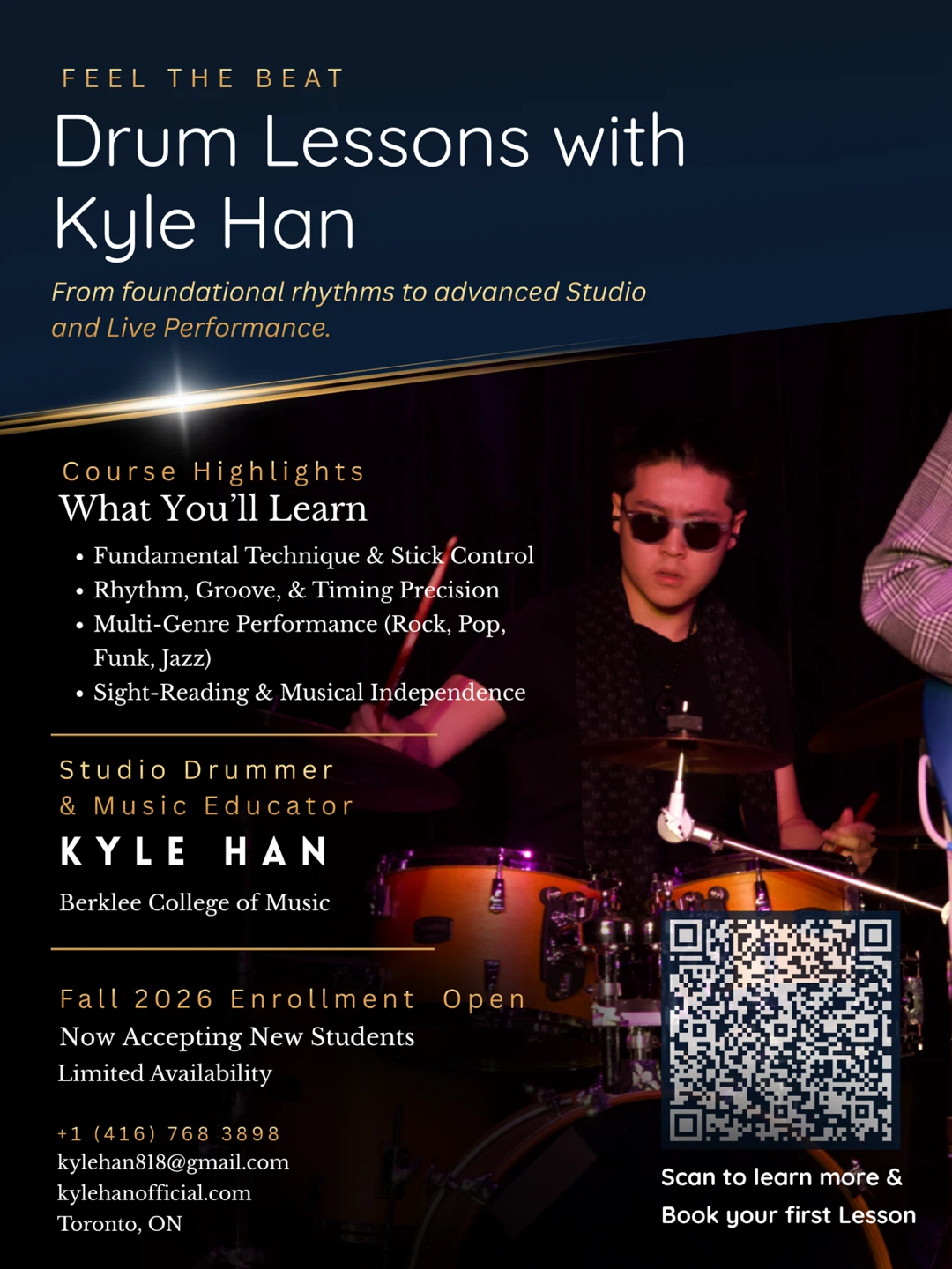 Private Music Lessons – Piano, Drums, Production & Theory - photo 2