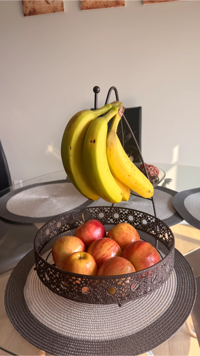 Decorative Fruit Bowl with Banana Hanger - photo 2