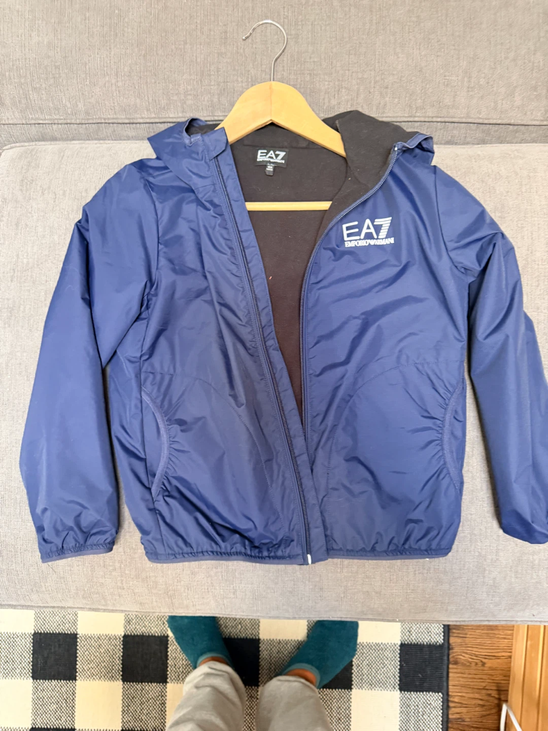 EA7 Emporio Armani Navy Blue Jacket Size 10A/140cm