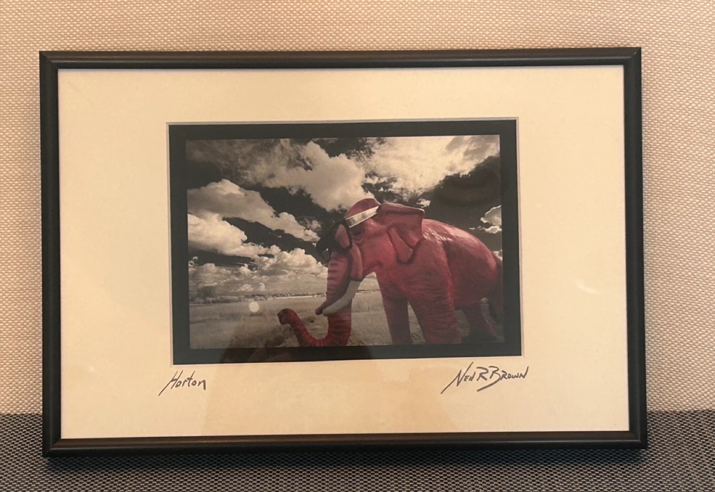 Signed Neil Brown Horton print - photo 3
