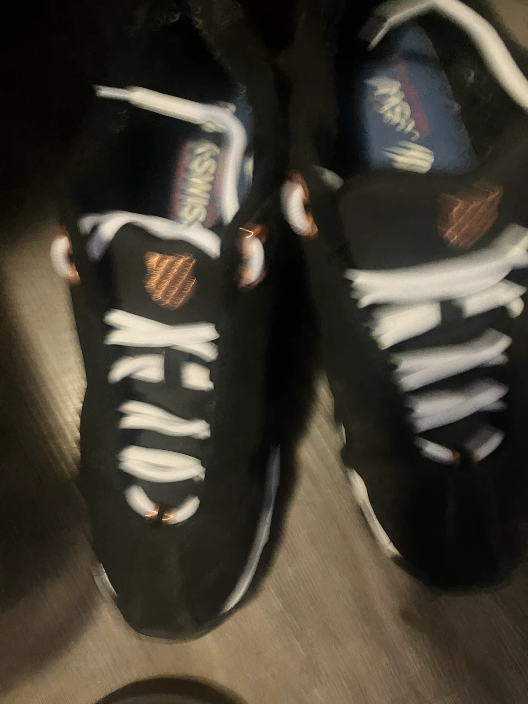 K-Swiss Black Tennis Shoes - photo 2