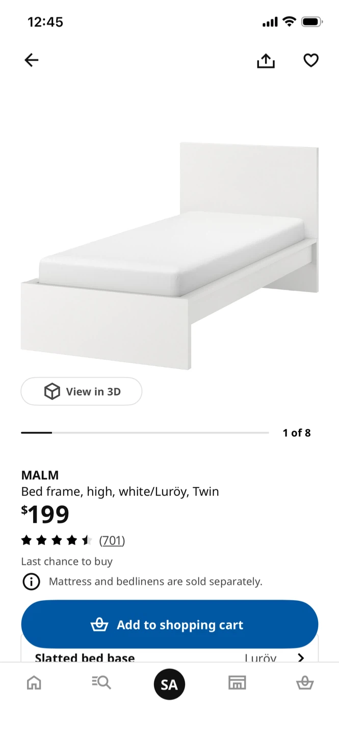 2 bed frame