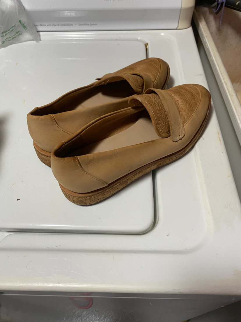 ALDO Women's Tan Leather Loafers - photo 3