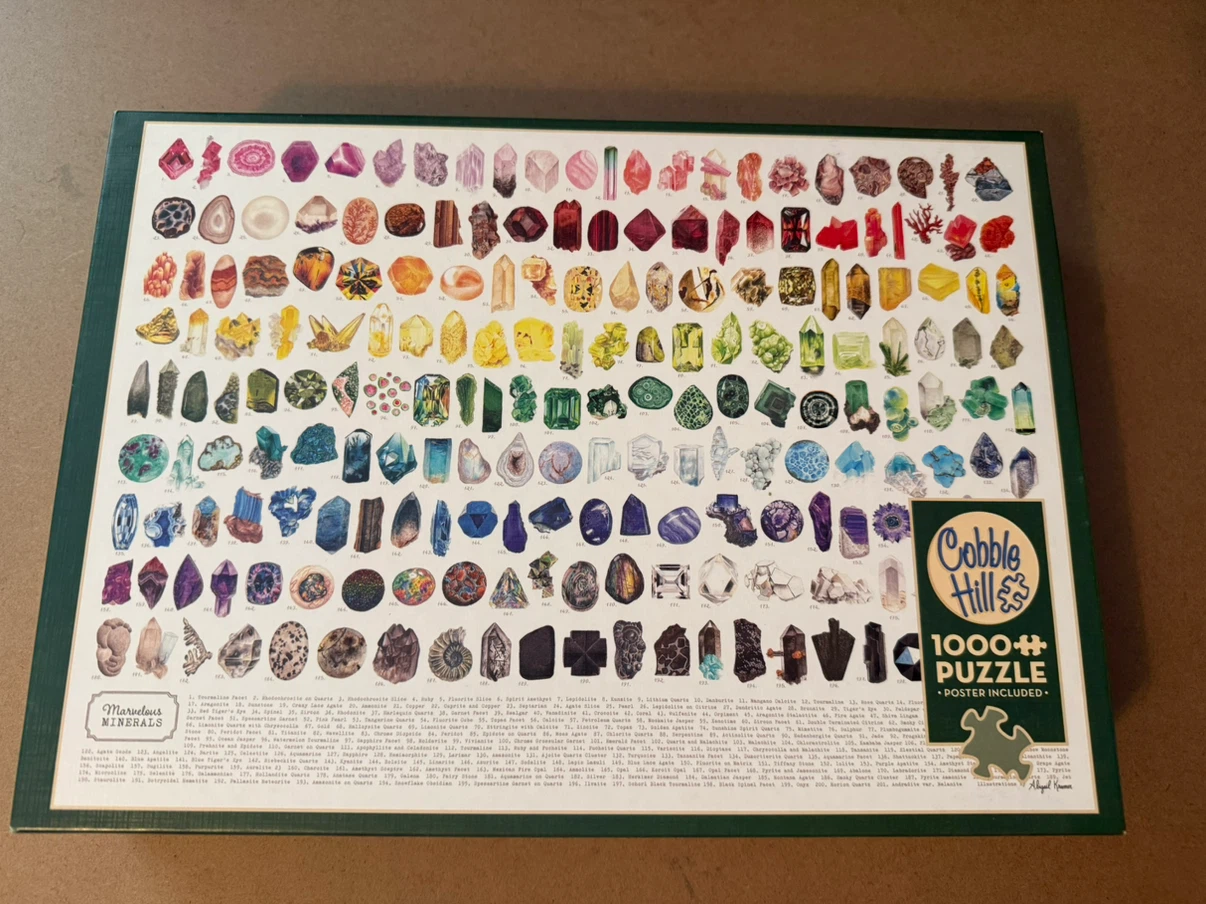 1000 Piece Puzzle -Marvelous Minerals - photo 2