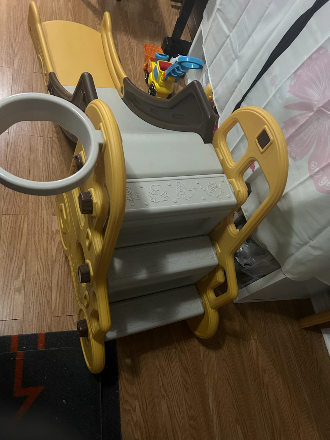 Toddler Slide with Basketball Hoop - photo 2