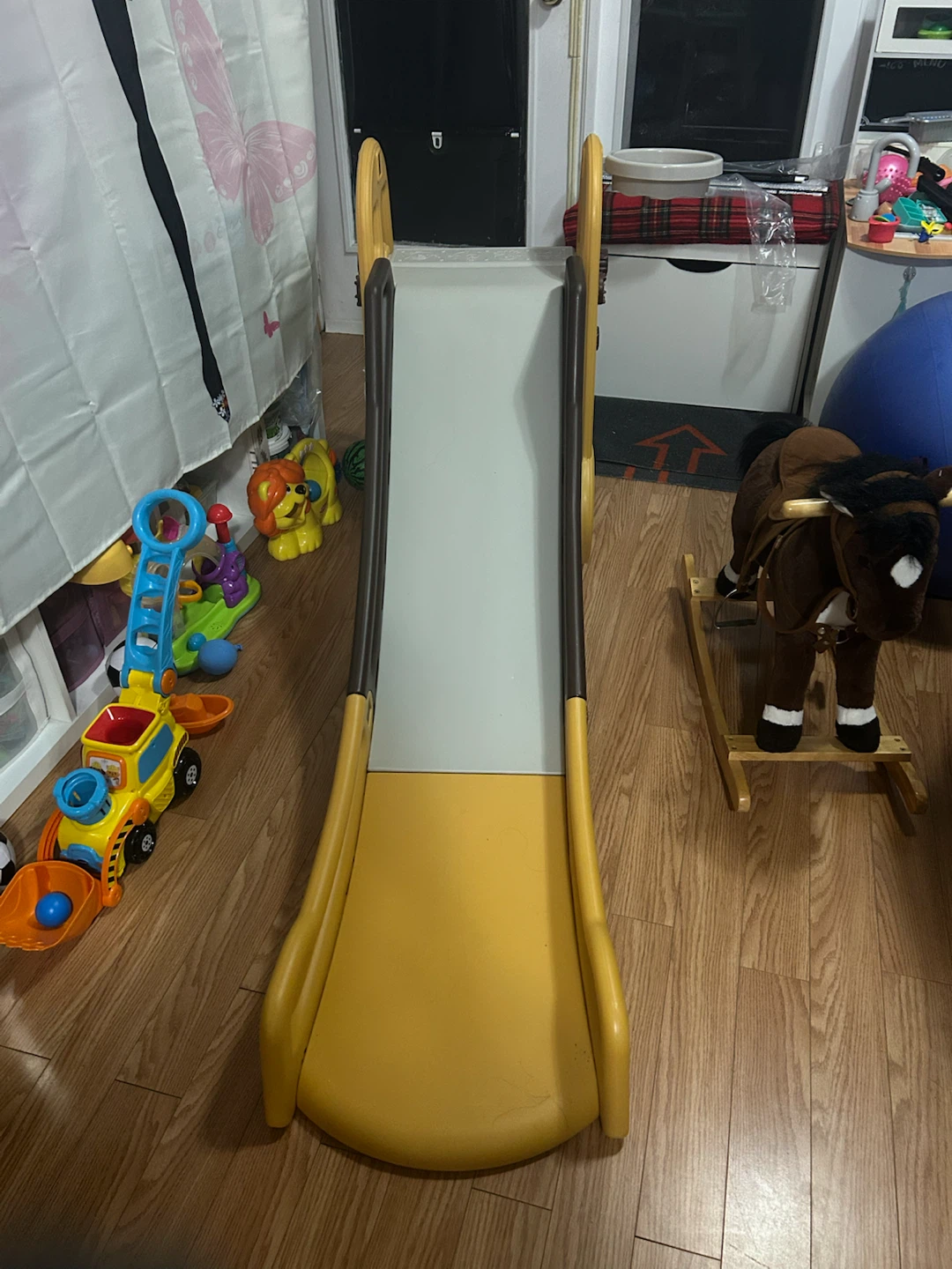 Toddler Slide with Basketball Hoop - photo 3