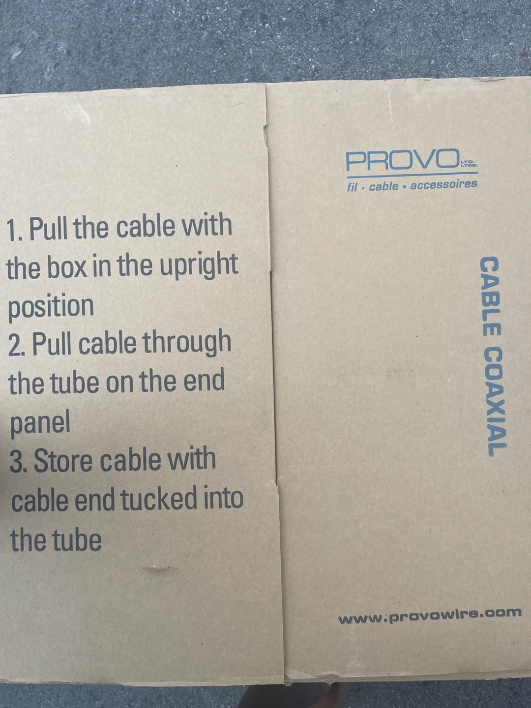 Provo Coaxial Cable 5600-21WH 300M White - photo 2