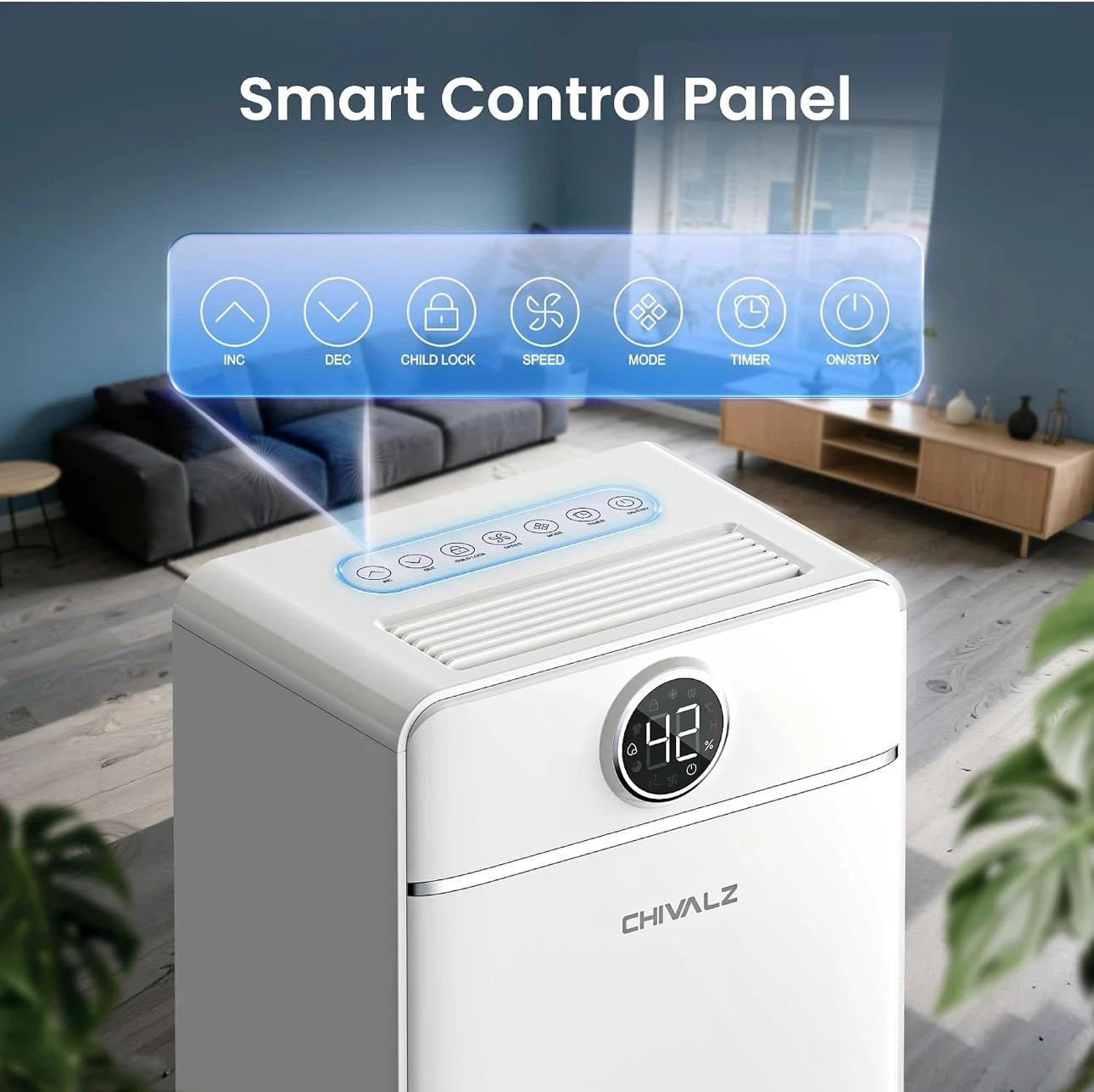 CHIVALZ Large Dehumidifier 25 Pint/Day - photo 5