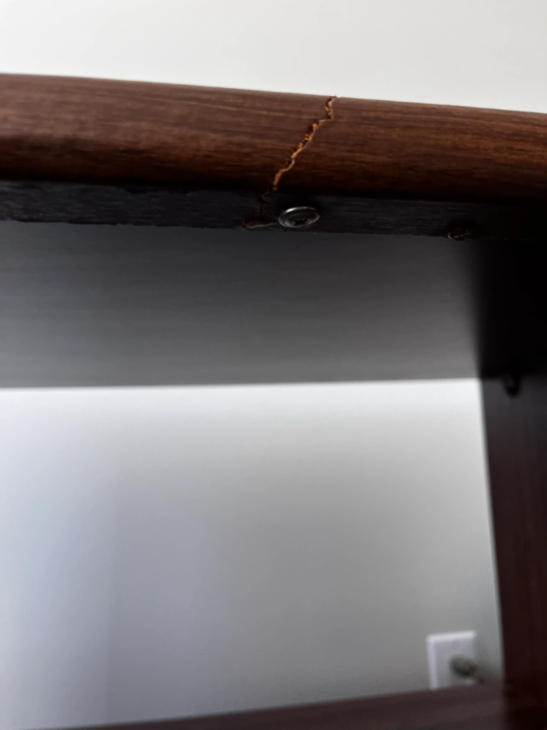 Dark Wood Rolling Storage Cabinet with Doors - photo 3