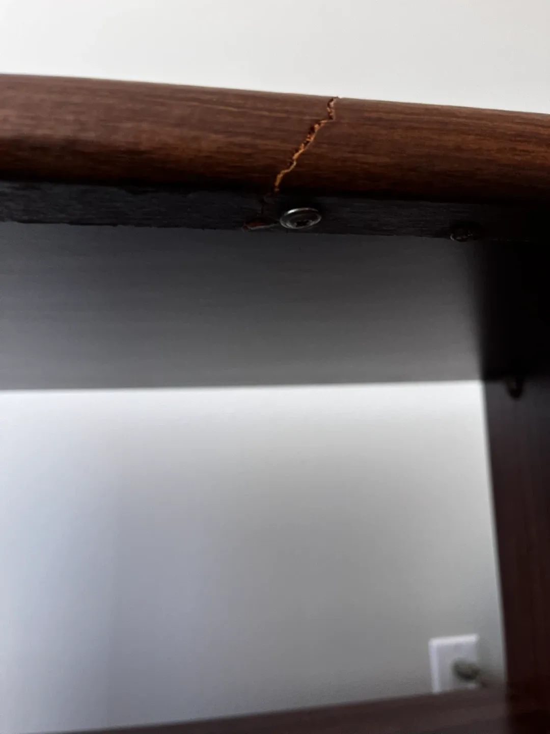 Dark Wood Rolling Storage Cabinet with Doors - photo 3