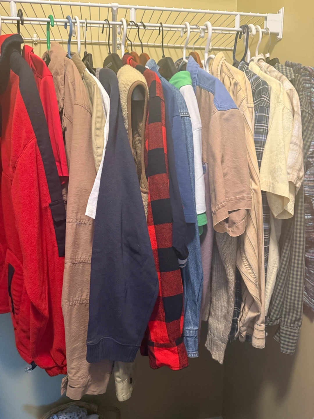 Assorted Men's Jackets and Shirts
