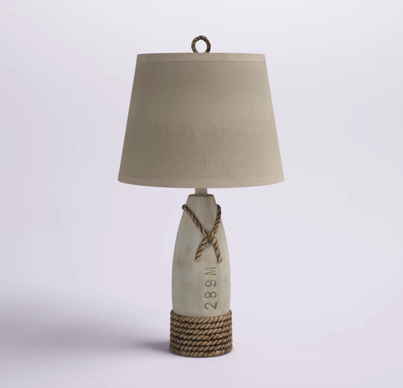 Nautical Buoy Lamp with Rope Accents - photo 4
