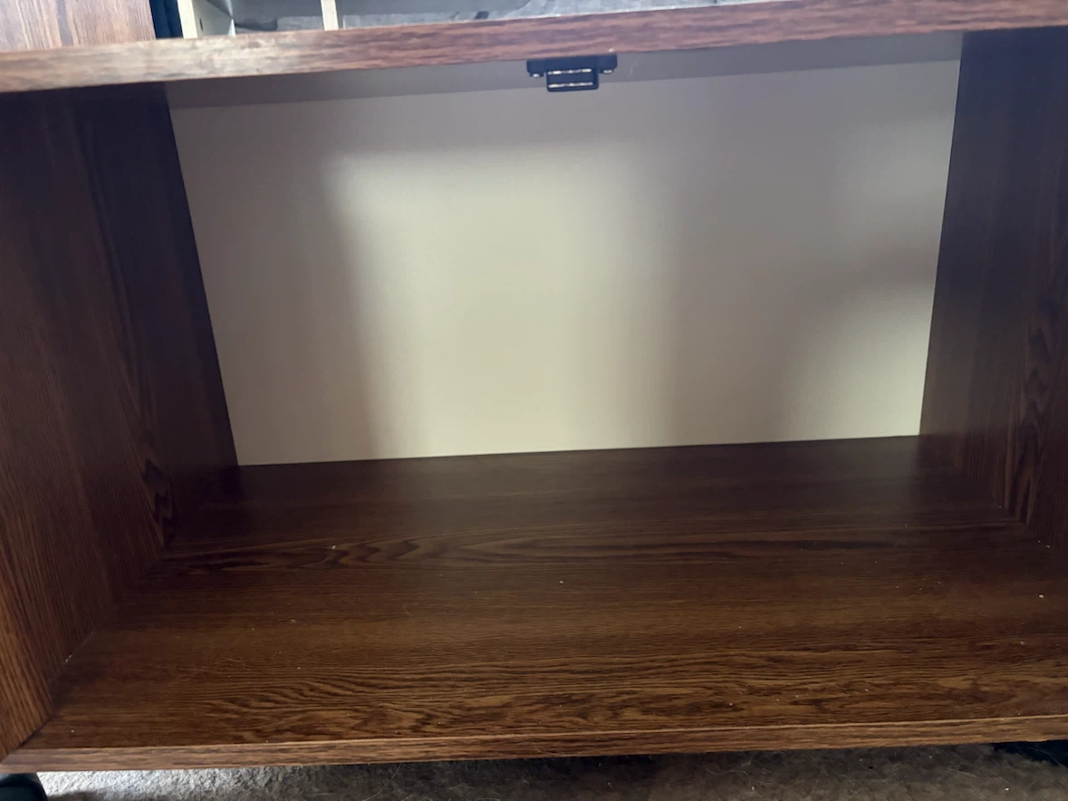 Wood Cabinet with Wheels - photo 2