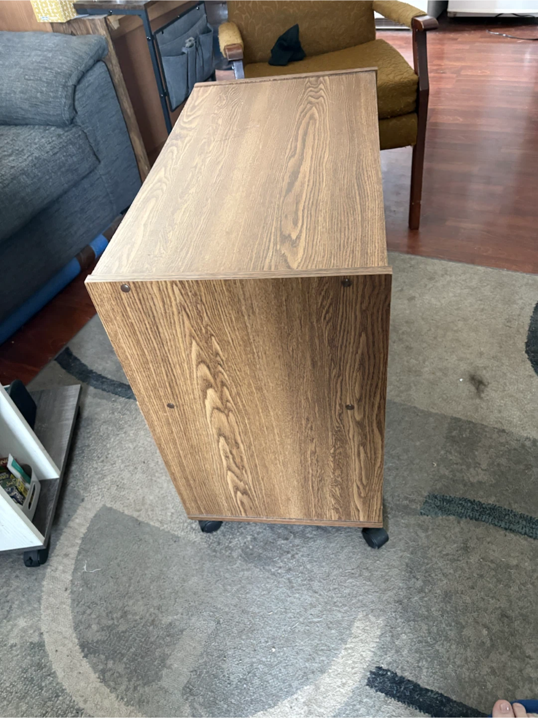 Wood Cabinet with Wheels - photo 4