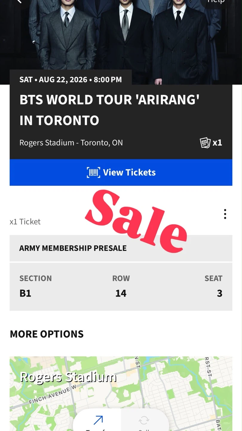 BTS World Tour 'Arirang'  - Aug 22, 2026
