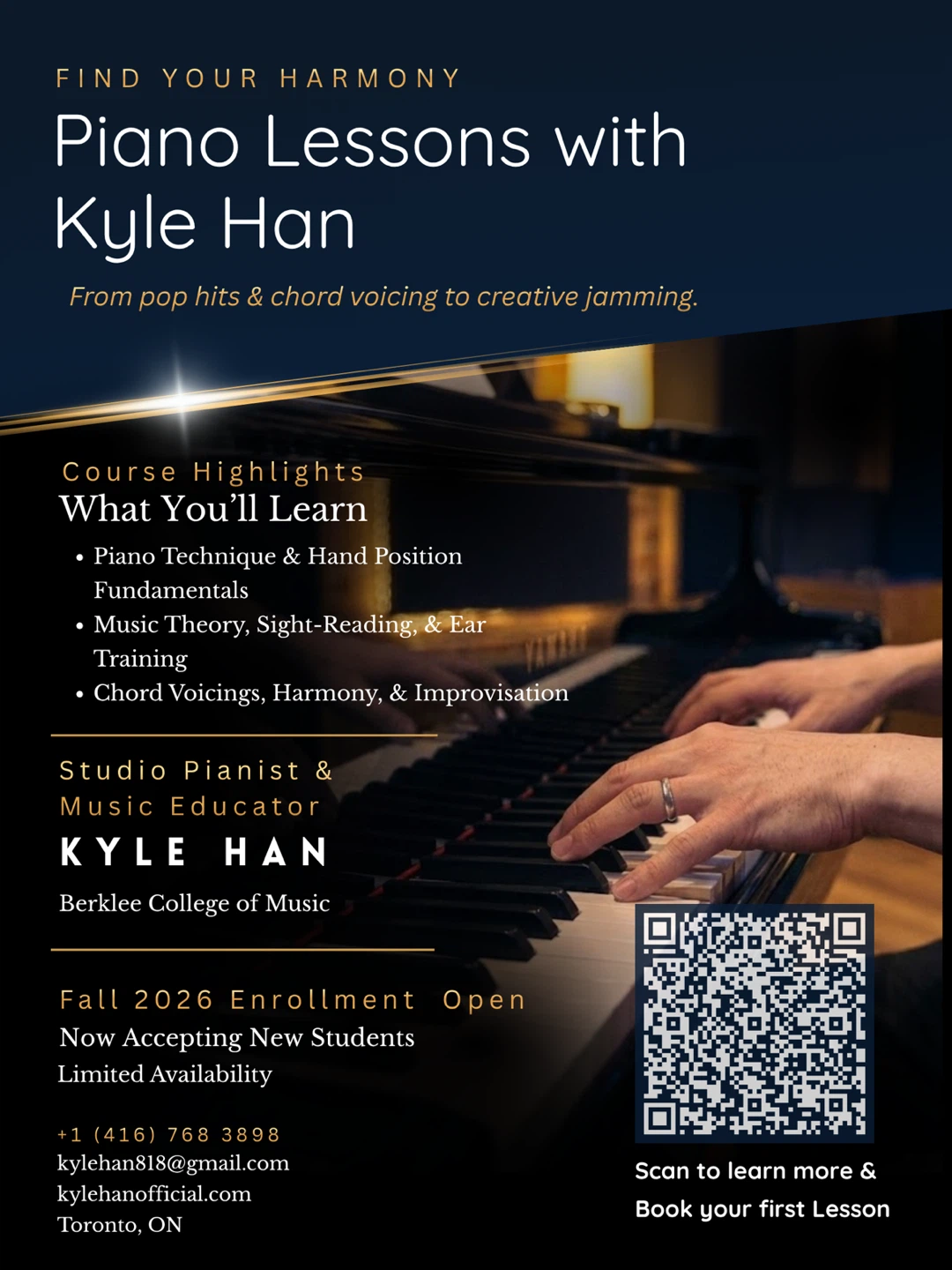 Private Music Lessons – Piano, Drums, Production & Theory - photo 3